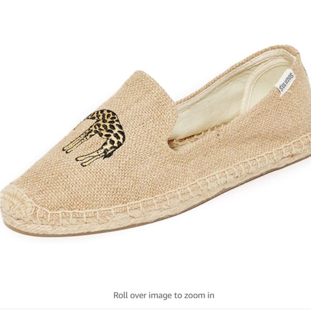Soludos Women's Giraffe Espadrilles, Size 7